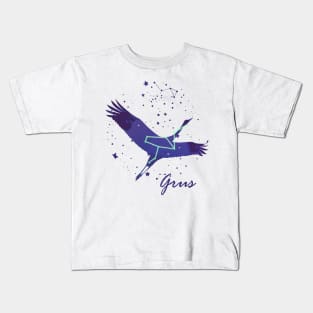 Grus Constellation Kids T-Shirt